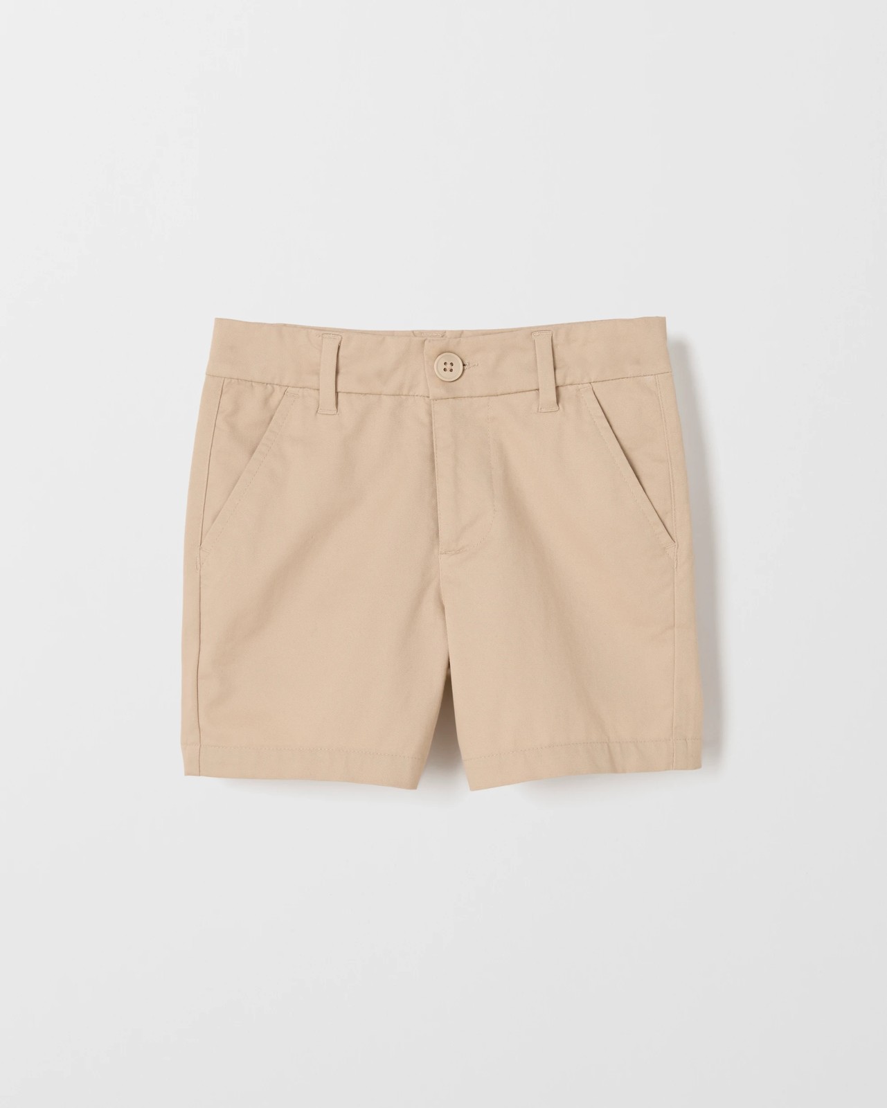 Fixed Waist Chino Shorts - Cement 5 of 6