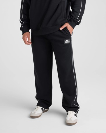 Lonsdale London Sport Straight Leg Track Pant - Black