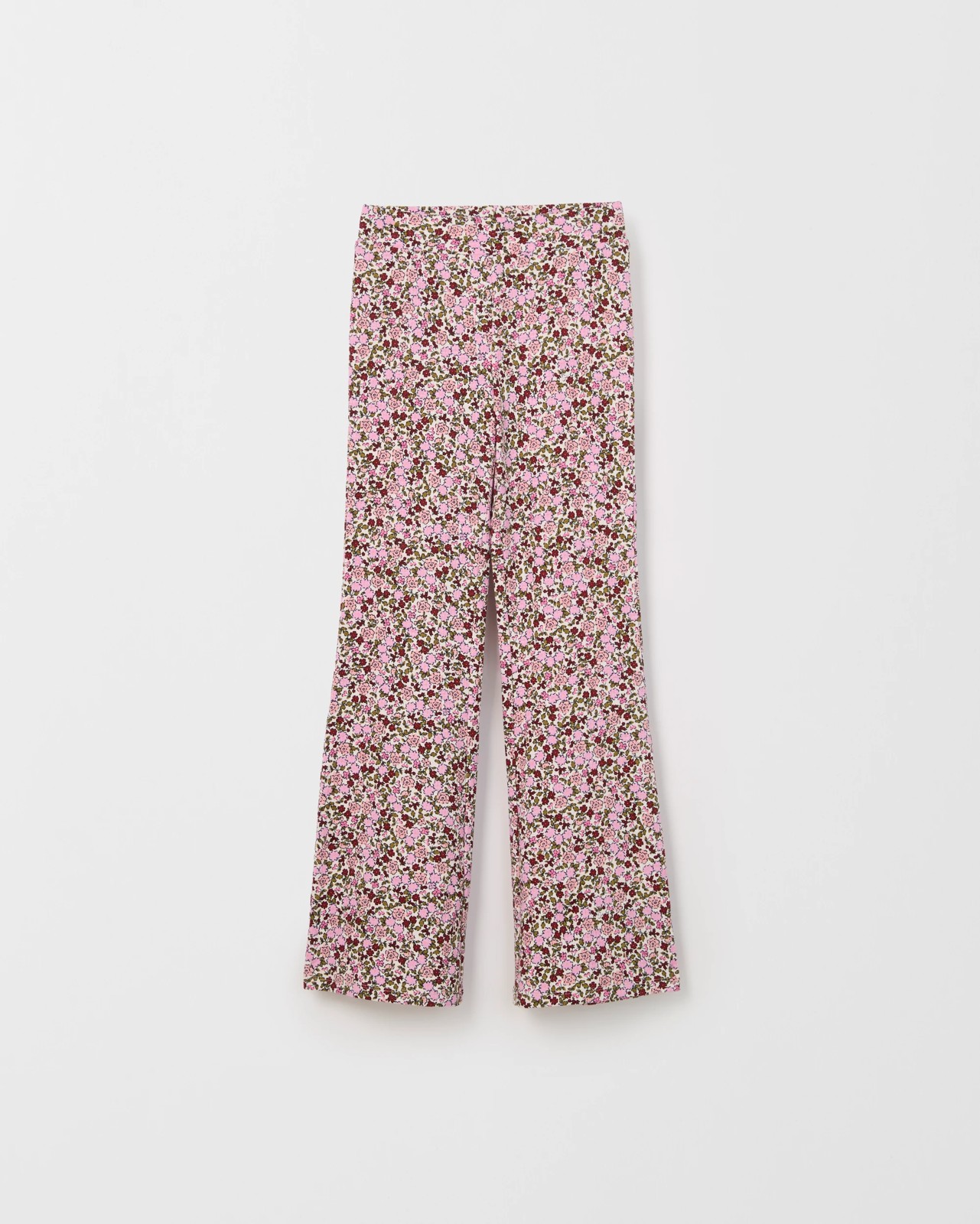 Rib Flare Print Leggings - AOP Purple 5 of 6