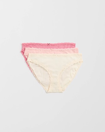 Australian Cotton Blend 3 Pack Bikini Briefs