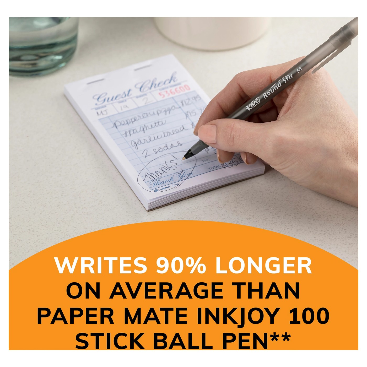 15 Pack BIC Round Stic Ballpoint Pens - Black 4 of 6