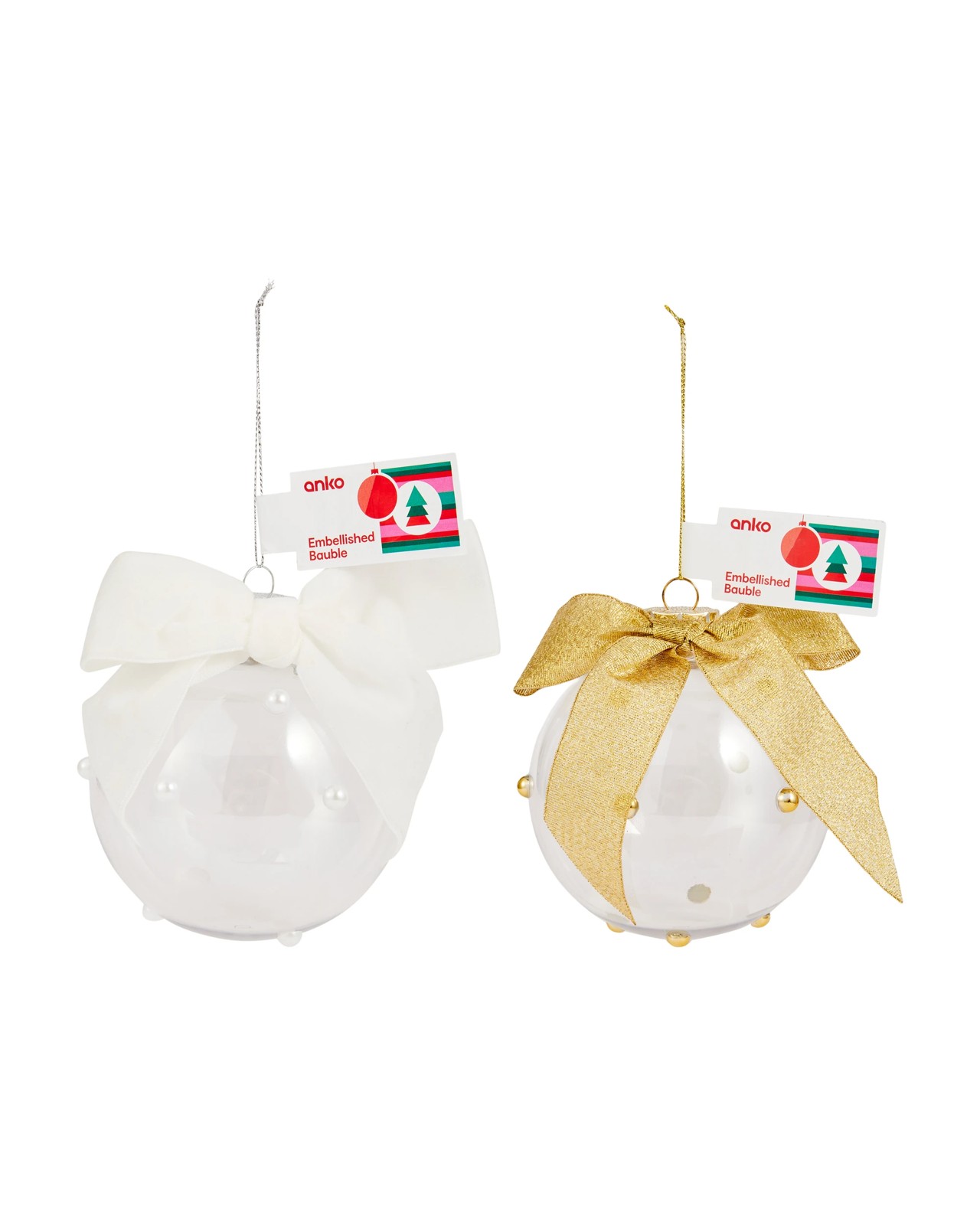 Anko Embellished Bauble - Assorted 5 of 5