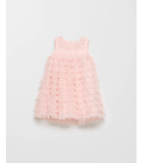Tulle Ruffle Dress