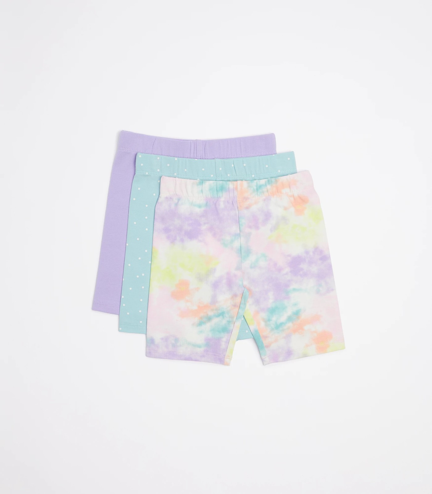 Rainbow Tie-Dye Bike Shorts - 3 Pack | Target Australia