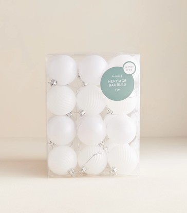 Christmas Baubles - 36 Pack