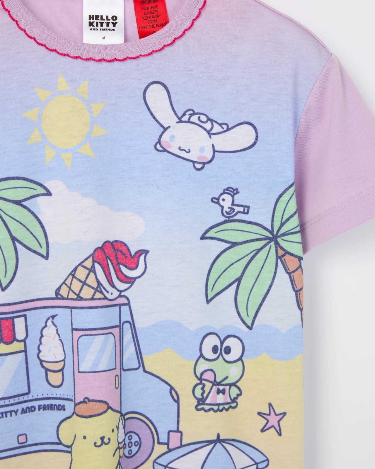 Hello Kitty Younger Girls Short Sleeve Nightie 2 of 3