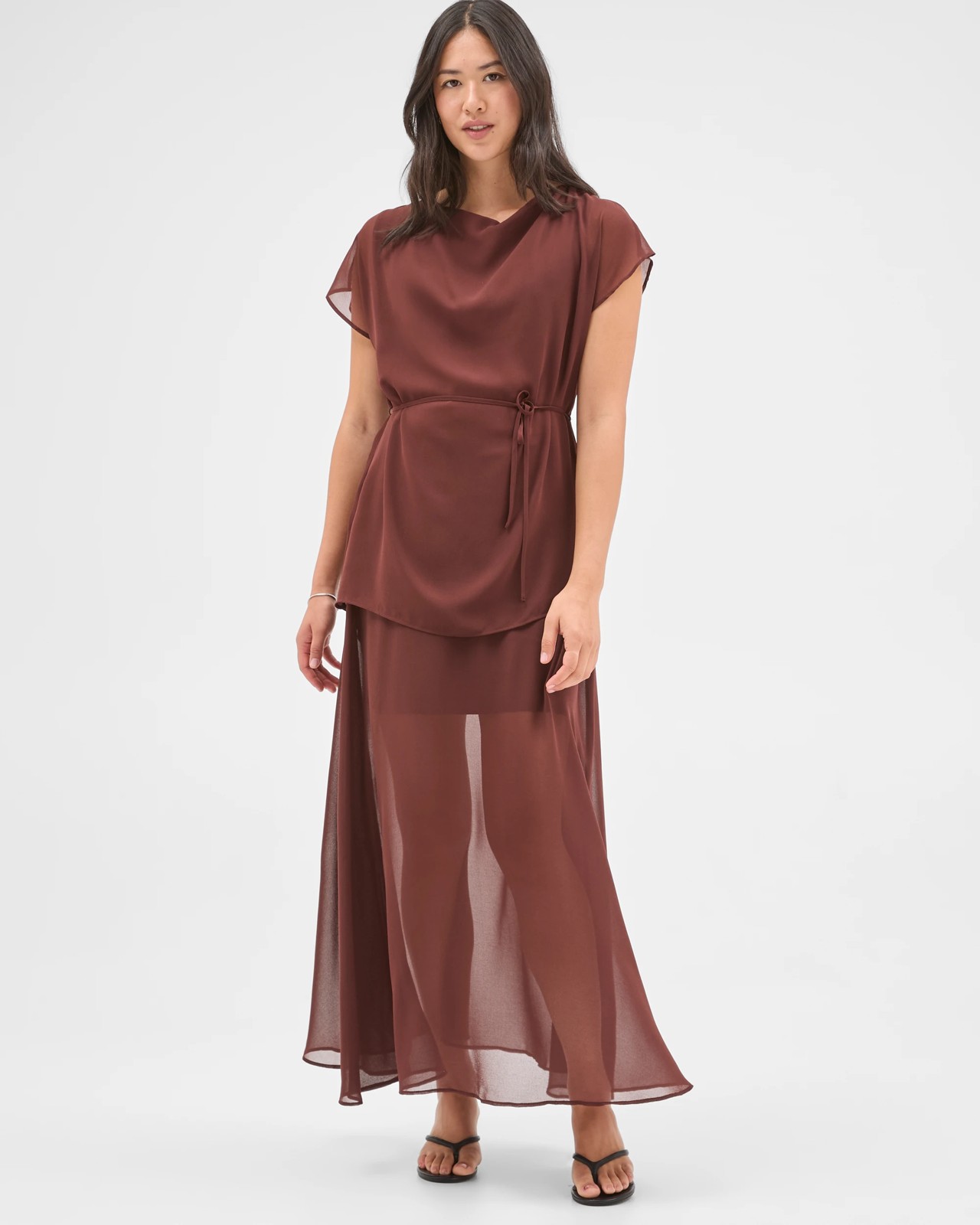 Preview Sheer Maxi Skirt 2 of 5