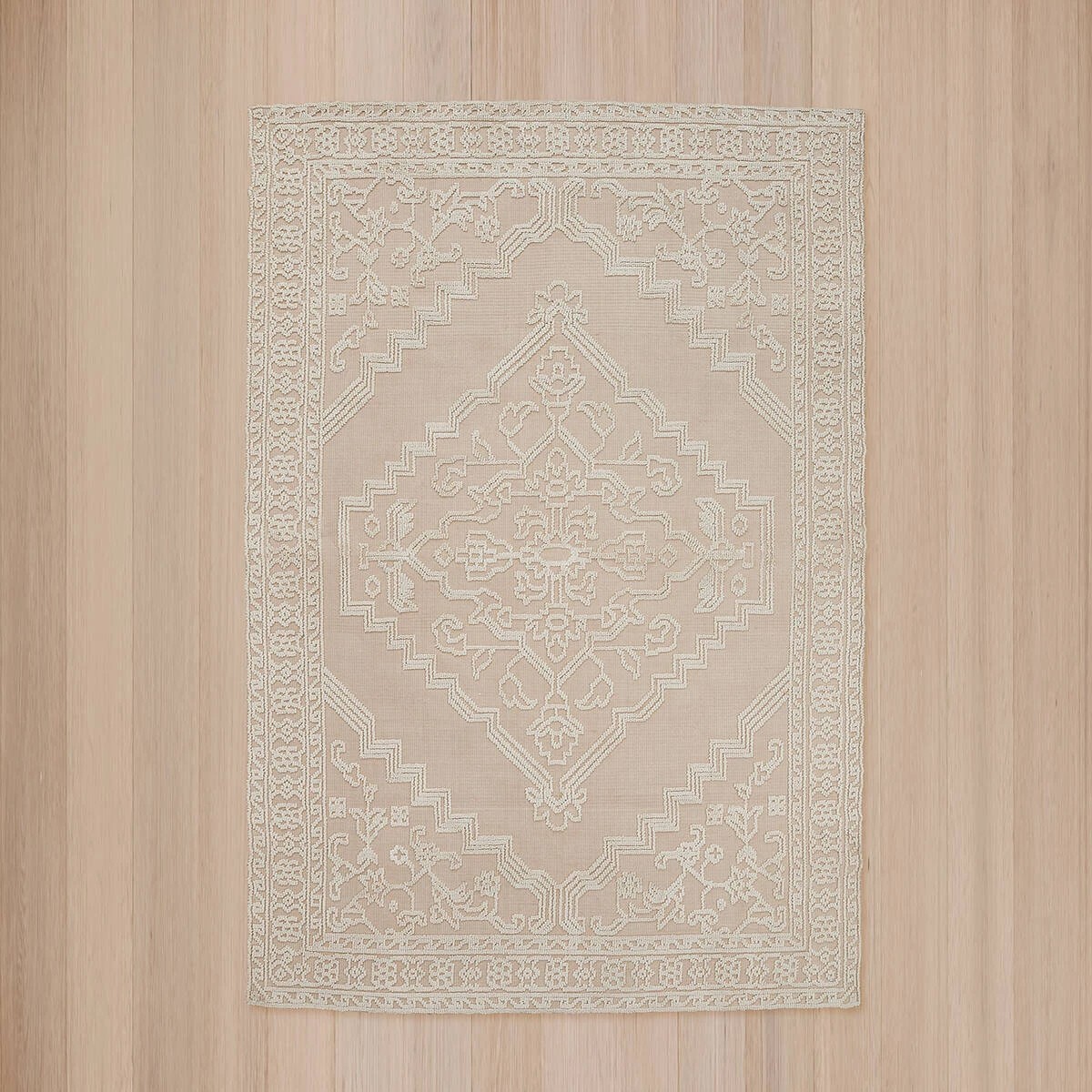 Anko Lily Rug- Beige, Extra Large - 270cm x 180cm 5 of 5