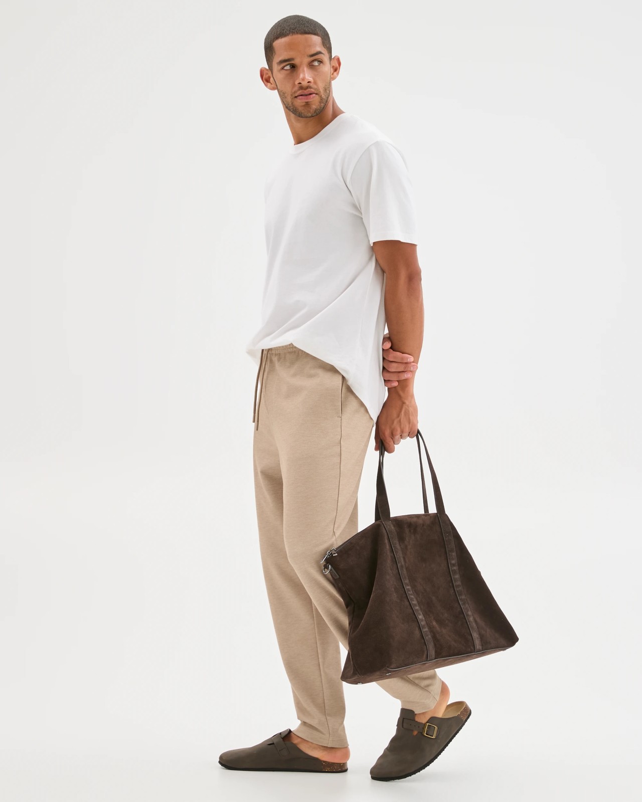 Textured Knit Pants - Sand 3 of 5