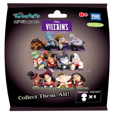 TwinChees Disney Villains Lil Sleepers Figure - Assorted