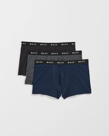 Maxx Plus Size Australian Cotton 3 Pack Trunks