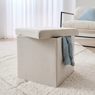 Square Storage Ottoman - Anko