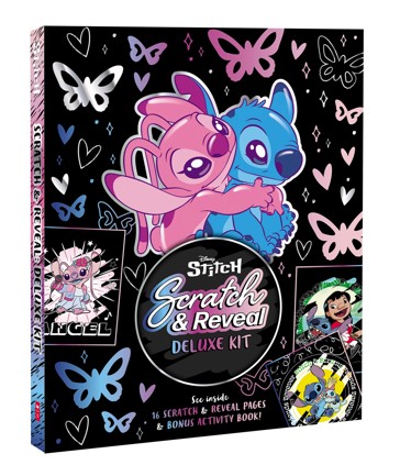Disney Stitch Scratch and Reveal Deluxe Kit - Book