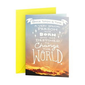 Hallmark Birthday Card - Change the World