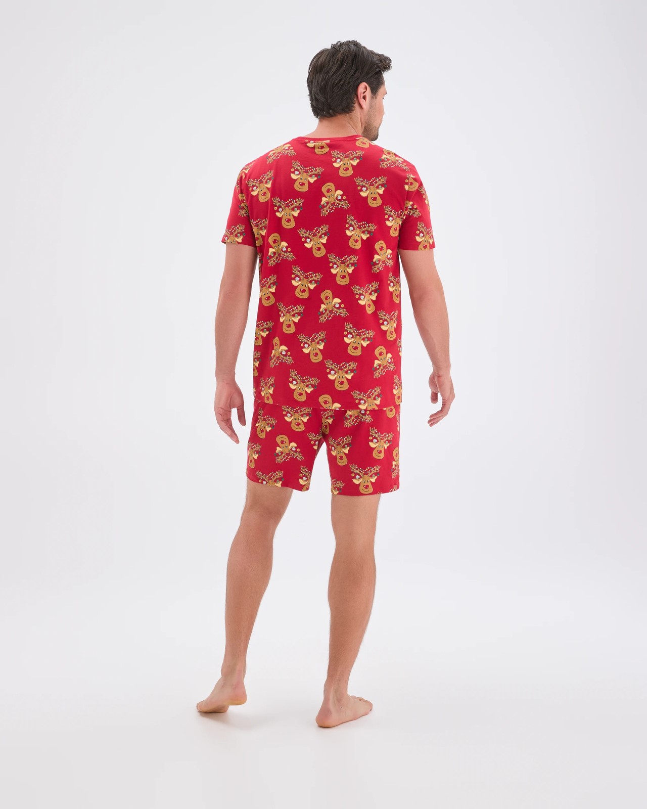 Family Matching Christmas Australian Cotton Mens Pyjama Set - Reindeer 4 of 6
