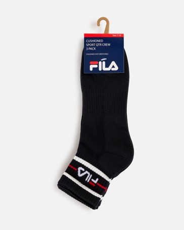 Fila Quarter Crew 3 Pack Socks