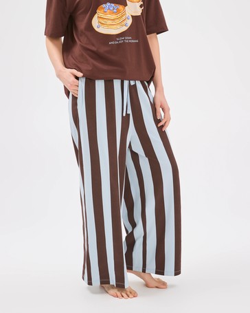Lily Loves Australian Cotton Wide Leg 7/8 Length Jersey Sleep Pants