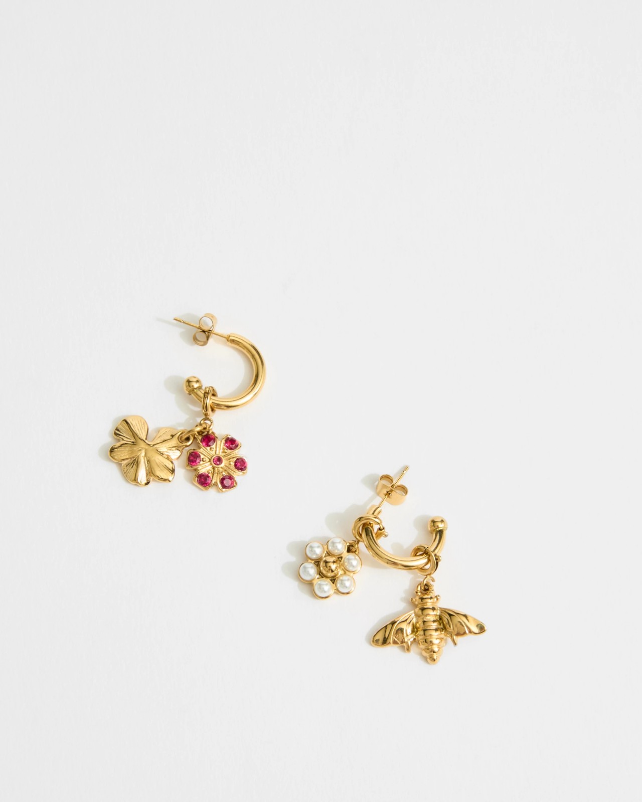 Waterproof 3 Pack Garden Theme Charm Set 5 of 5