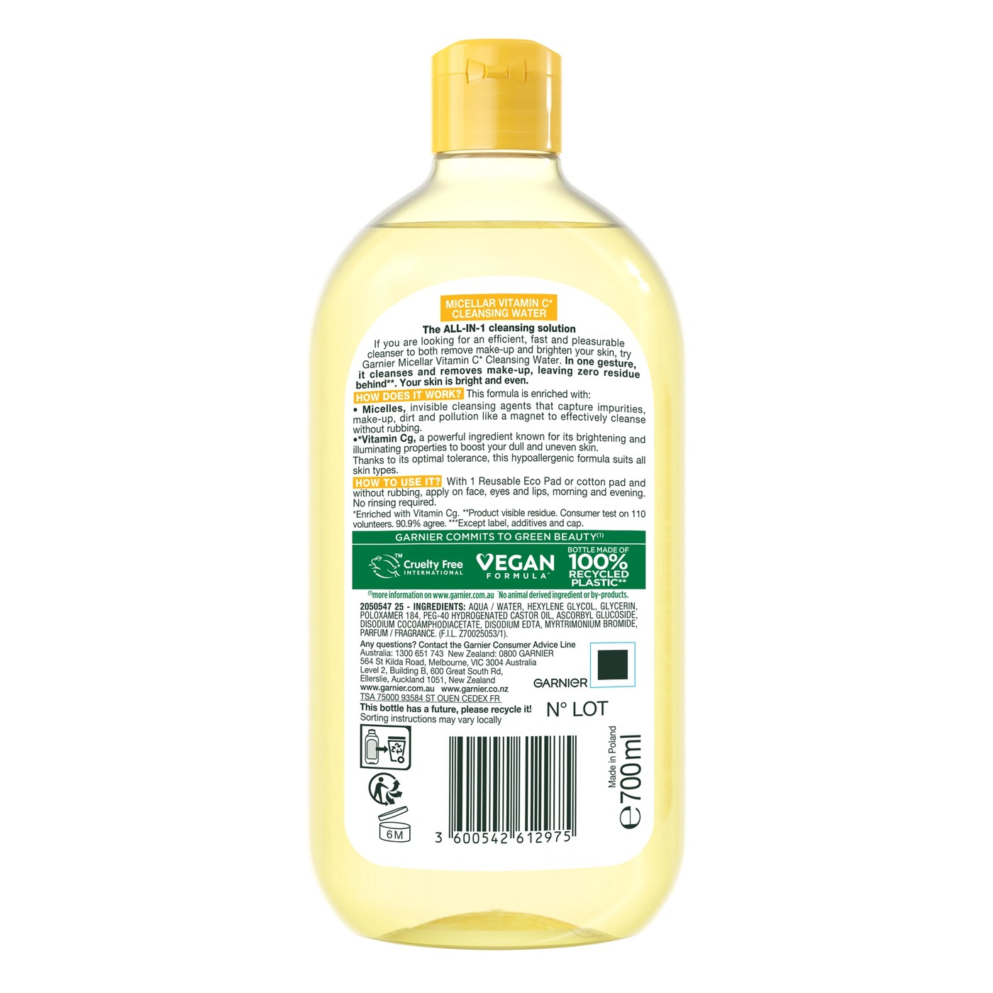 Garnier SkinActive All-In-One Micellar Cleansing Water - 700ml 2 of 2