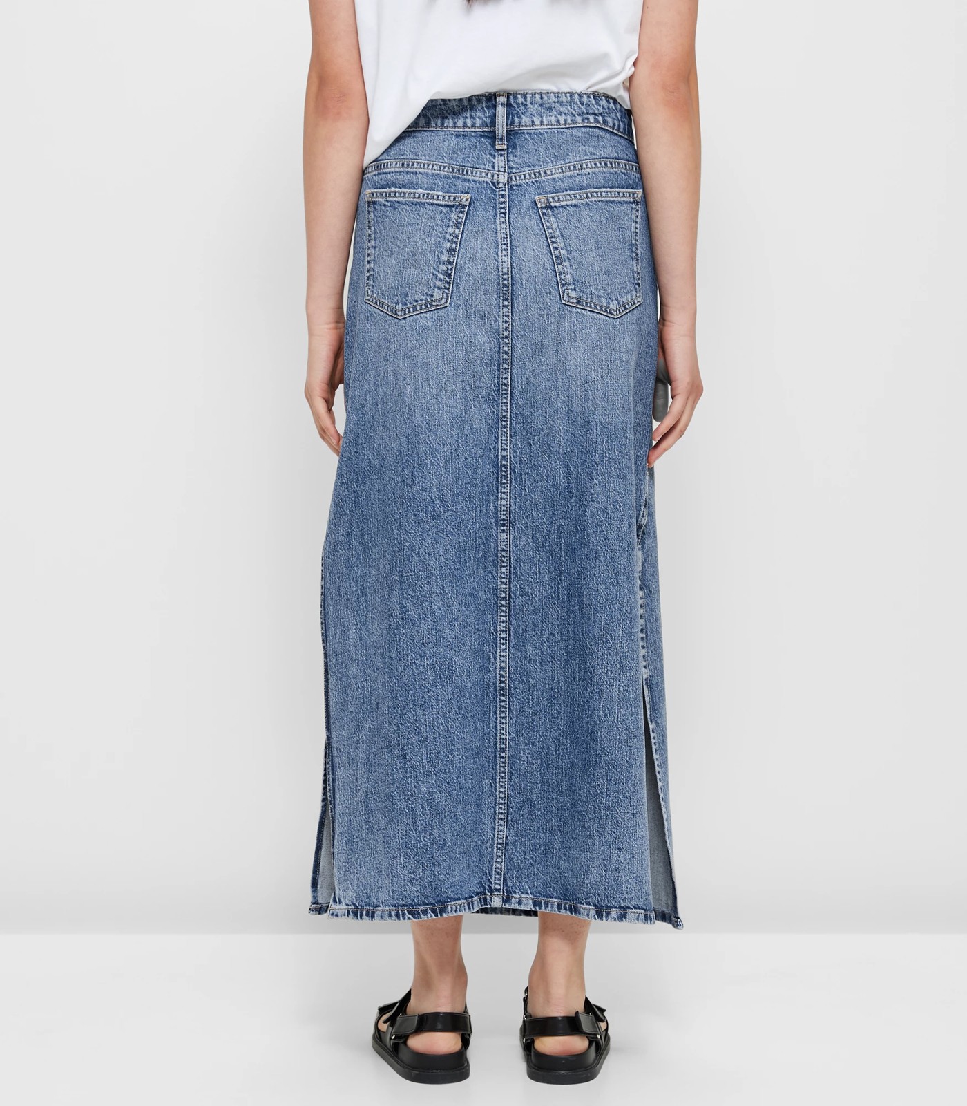 Denim Maxi Skirt | Target Australia