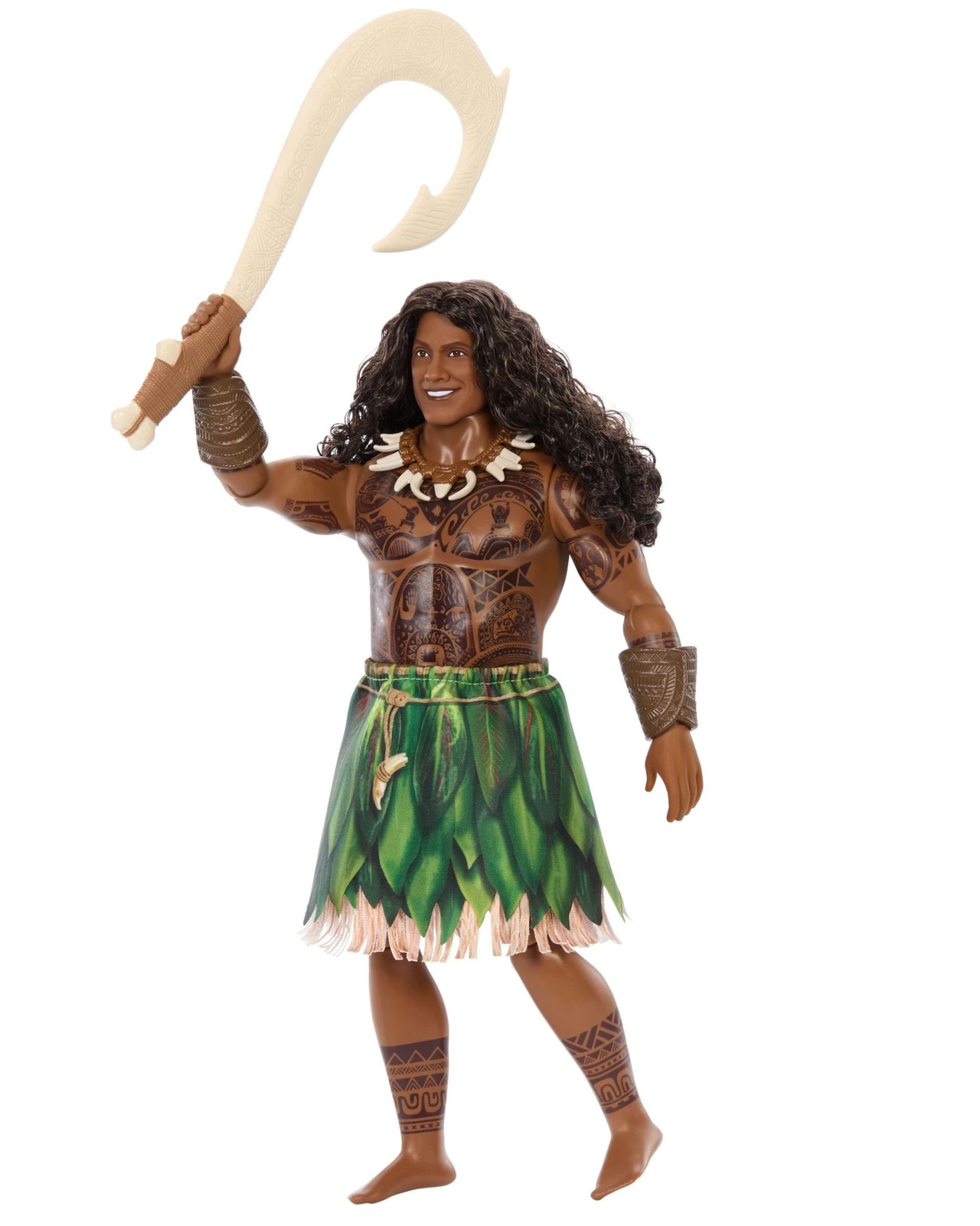 Mattel Disney Moana Maui Doll with Removable Fashion & 4 Accessories - Inspired by Live Action Movie 2 of 6
