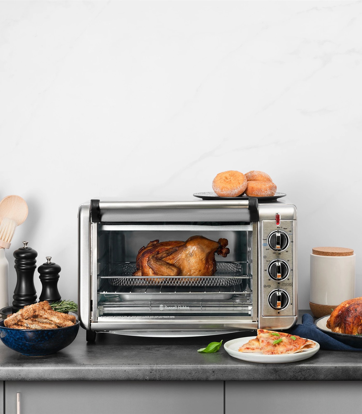 Crisp 'N Bake Air Fry Countertop Oven With No Preheat