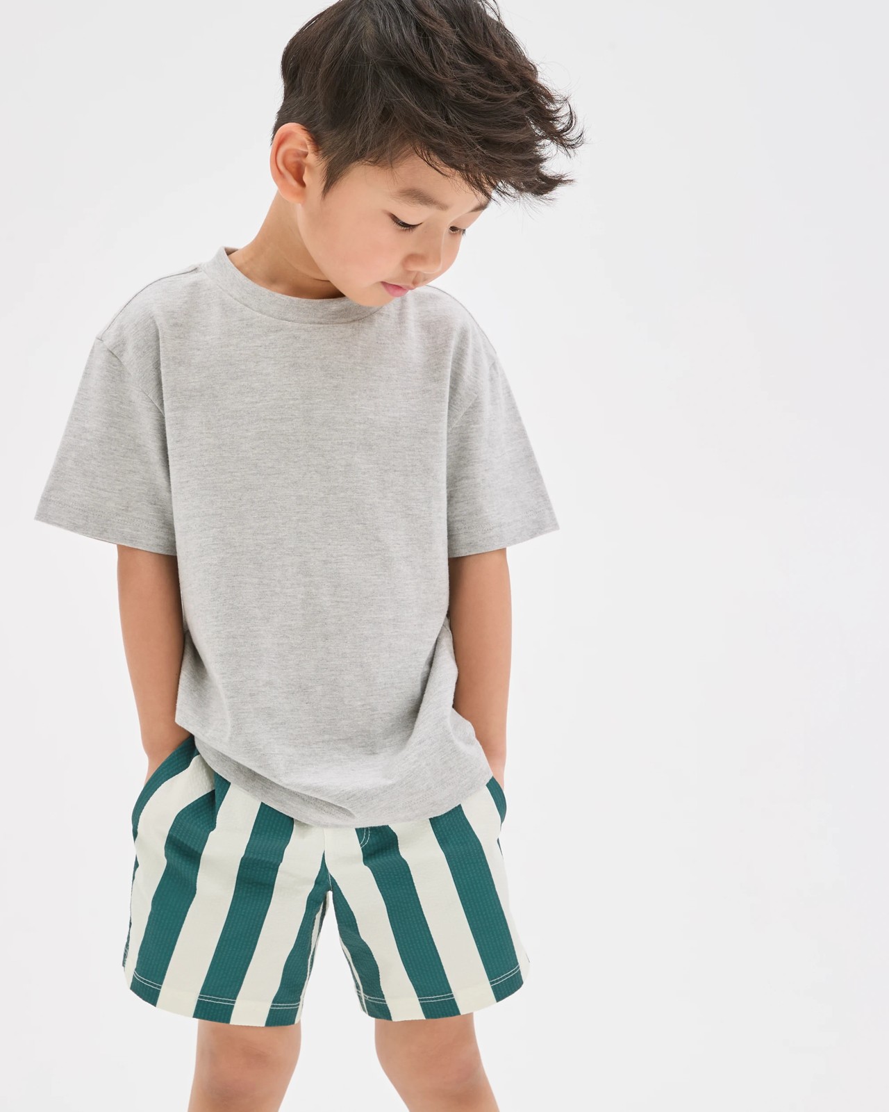 Family Matching Striped Swim Boardshorts 2 of 6