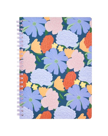 Anko A5 Notebook Floral 80gsm 120 Pages