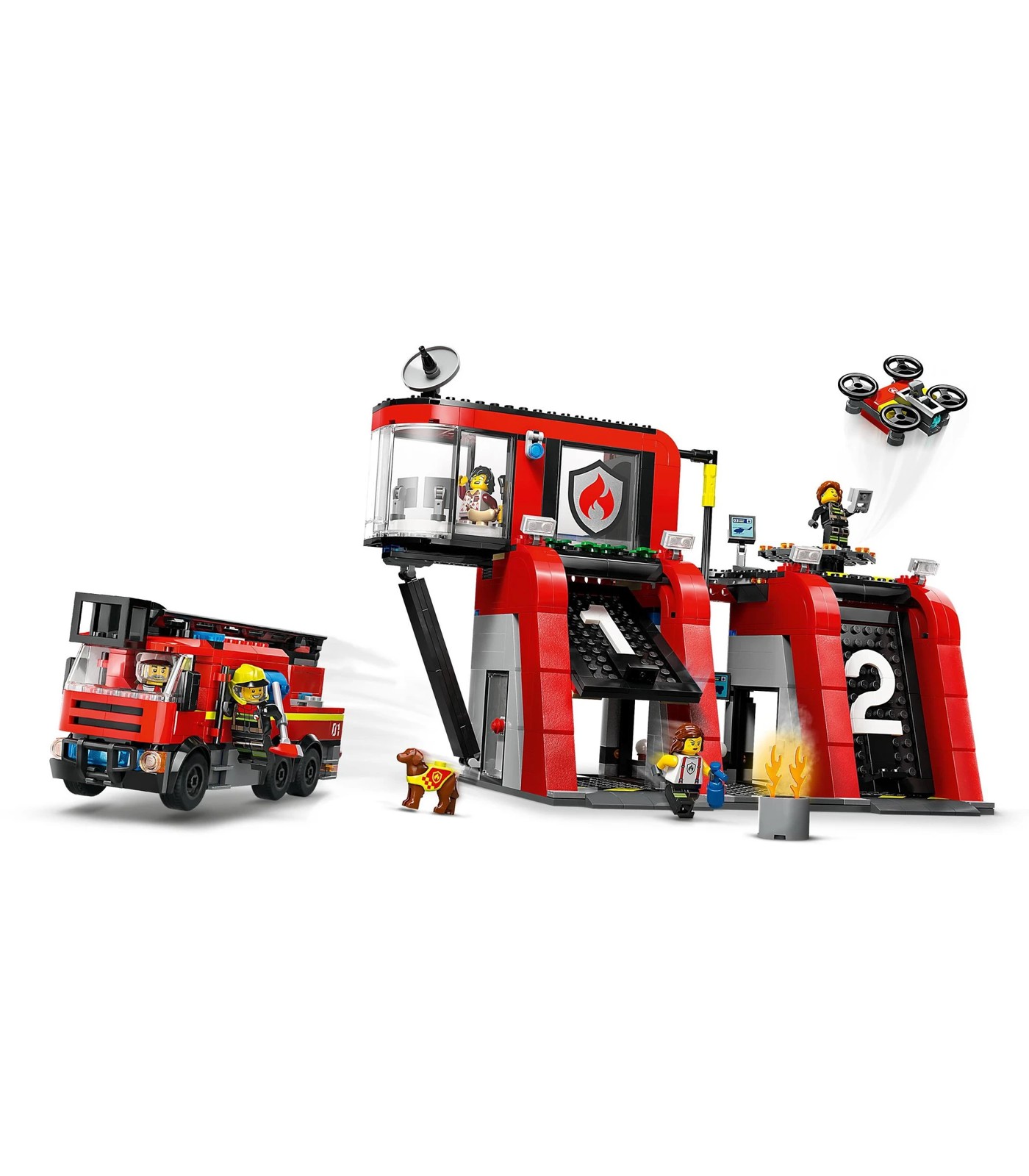 Lego city fire station target sale