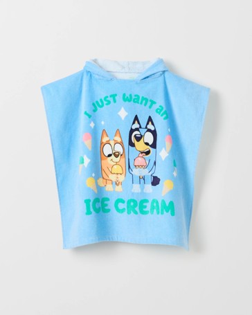 Kids Bluey Hooded Beach Towel