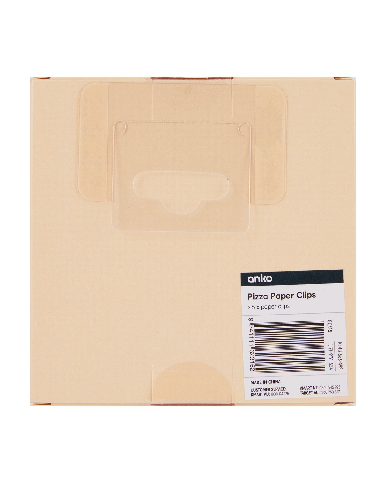 Anko 6 Pack Pizza Paper Clips 5 of 5