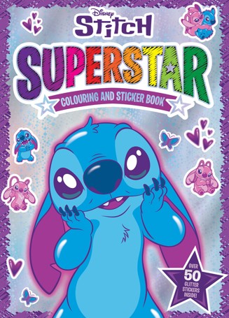 Disney Stitch: Superstar Colouring and Sticker Book  - Book