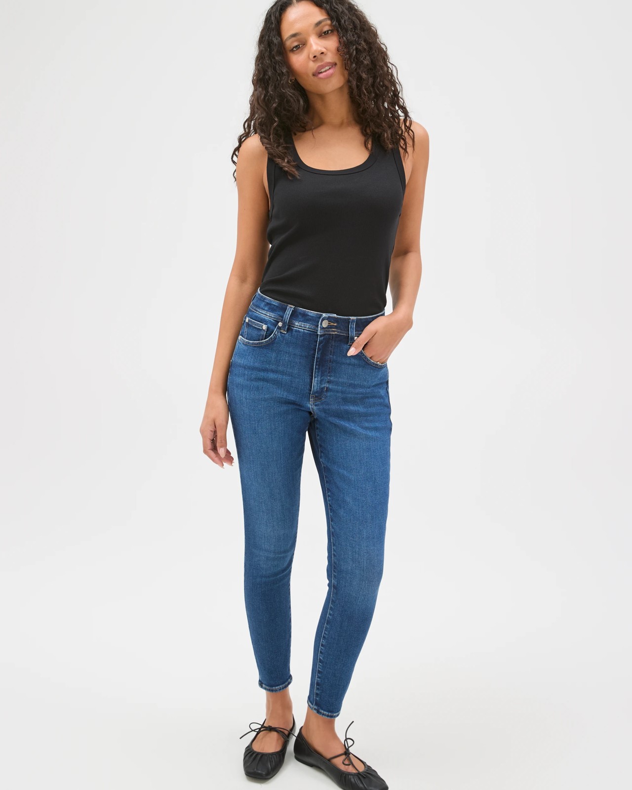 Shape Your Body Skinny Ankle Length Denim Jeans 2 of 5