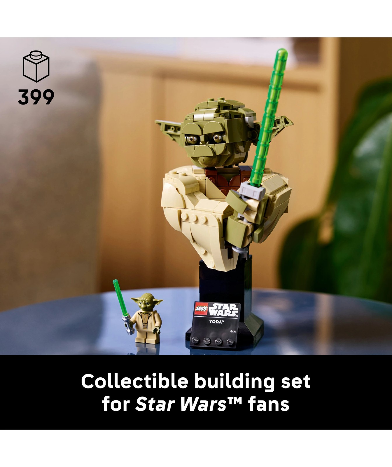 LEGO Star Wars Yoda Bust 75438 2 of 6