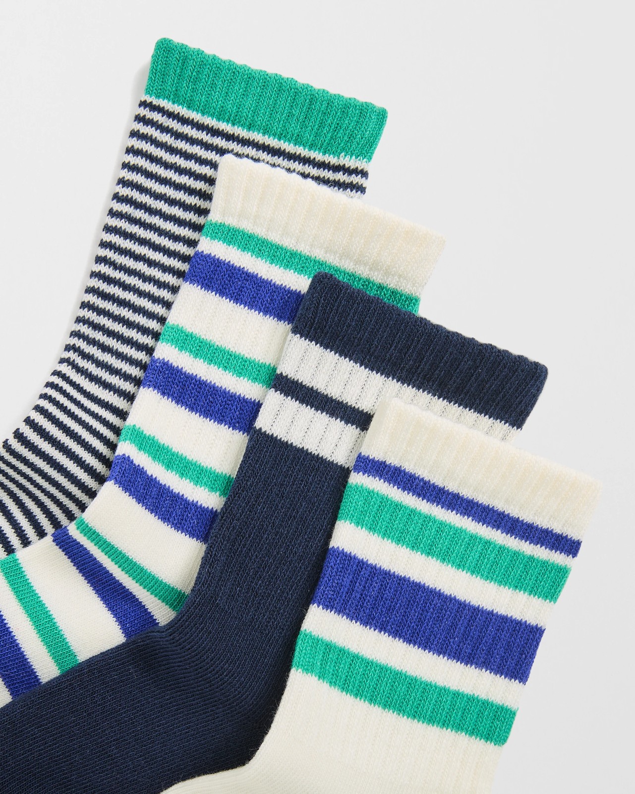 Maxx Cotton Blend 4 Pack Boys Rib Crew Socks 2 of 3