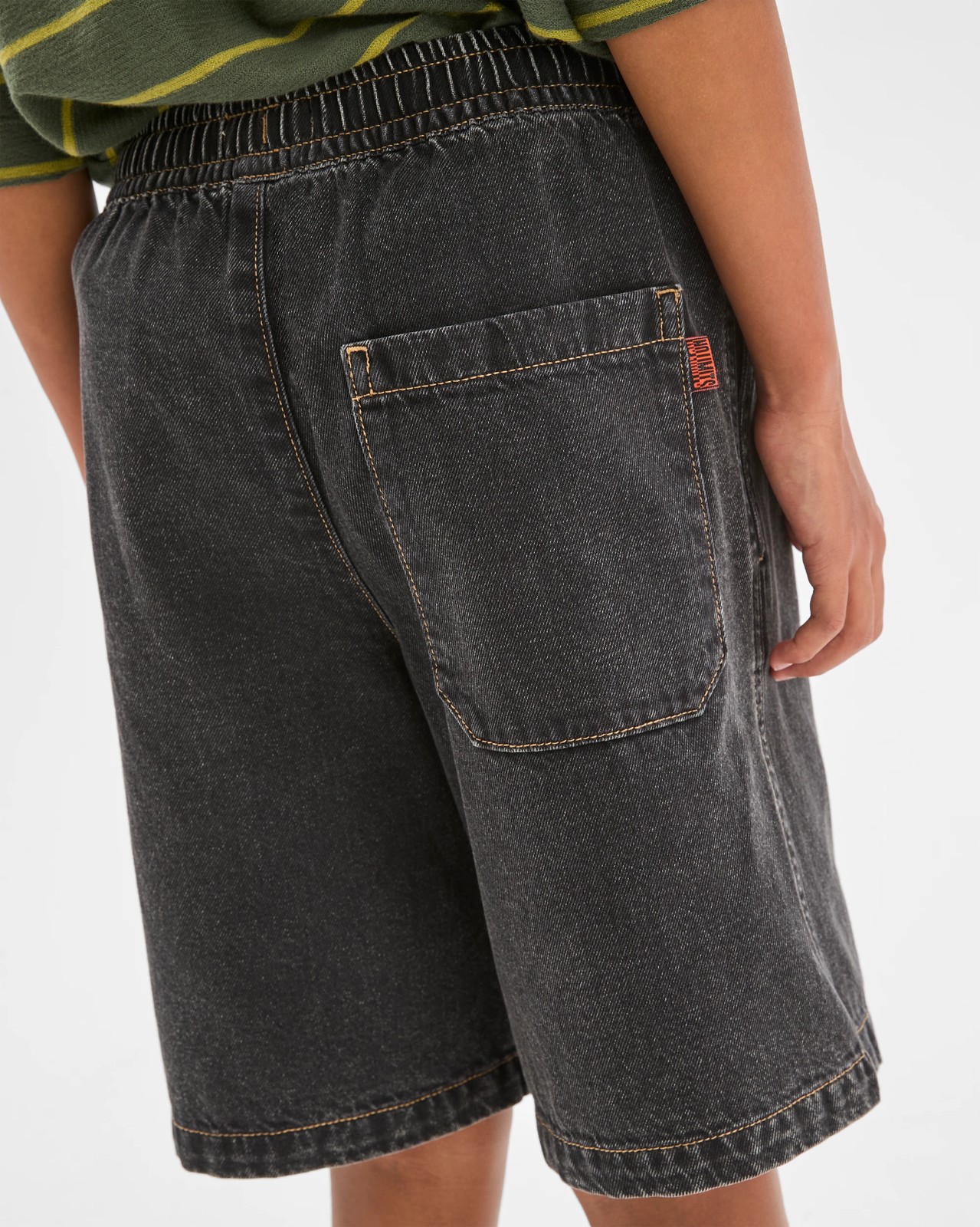 Knee Length Denim Jorts 4 of 5