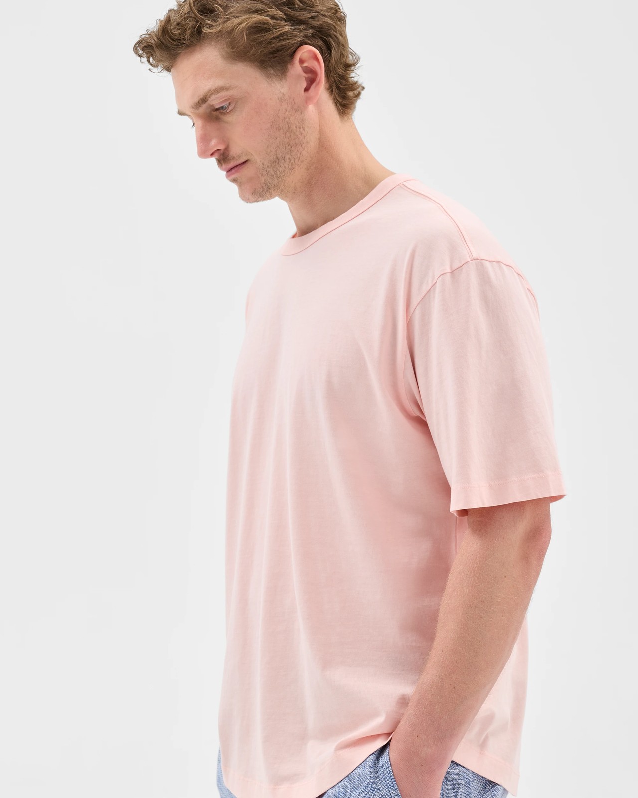 Australian Cotton T-Shirt  - Pink 6 of 6