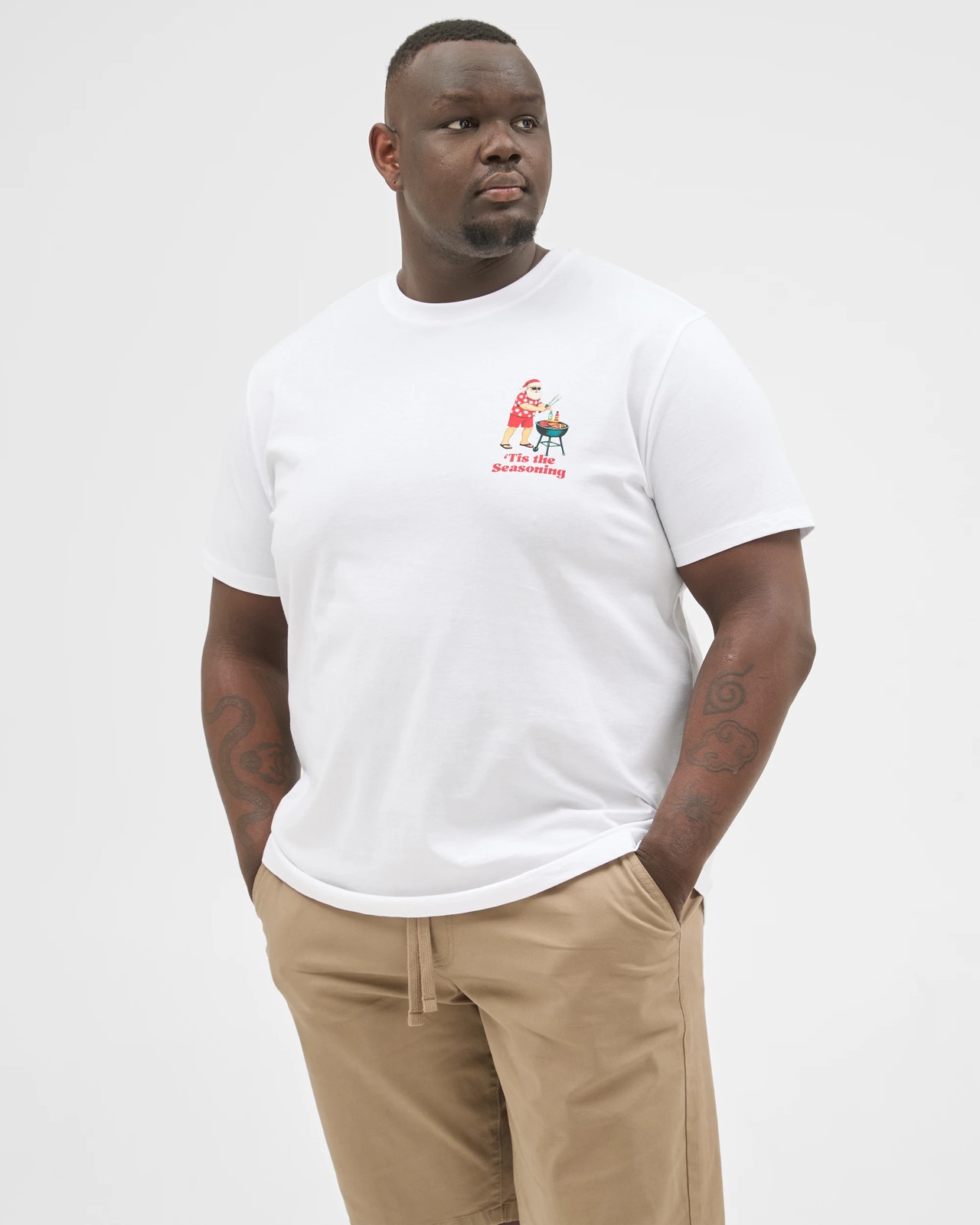 Plus Size Australian Cotton Christmas Print T-Shirt 2 of 6