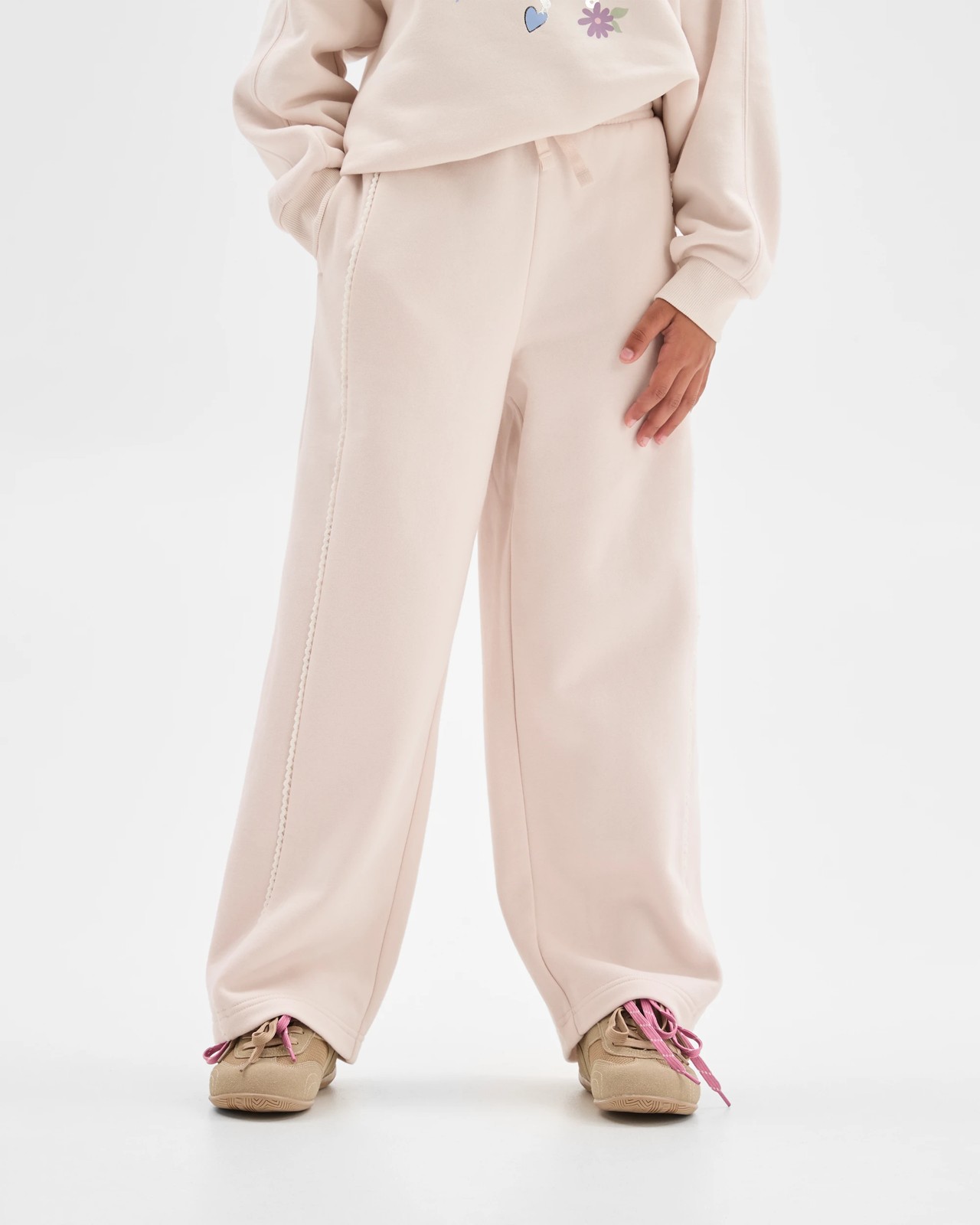 Australian Cotton Blend Trackpants - Neutral 3 of 6
