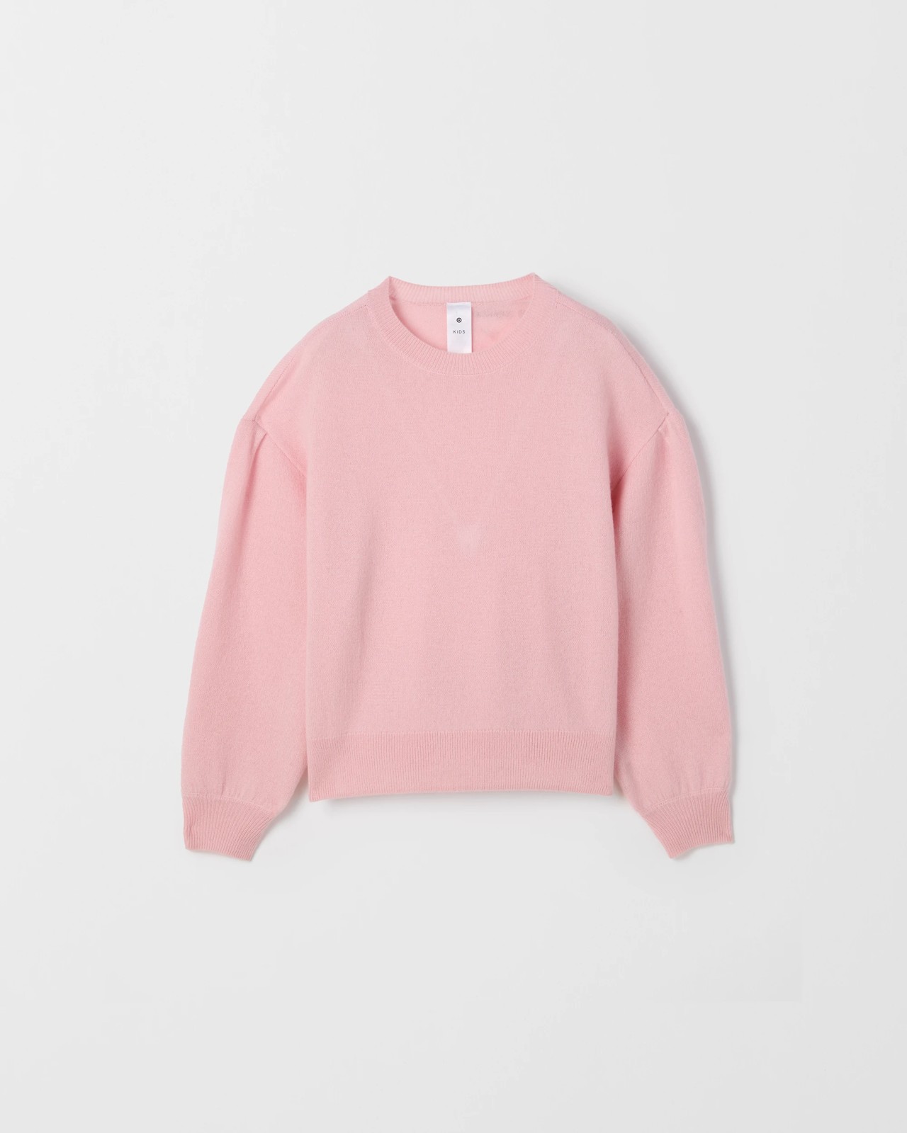 Cashmere Long Sleeve Knit Sweater - Pink 4 of 5