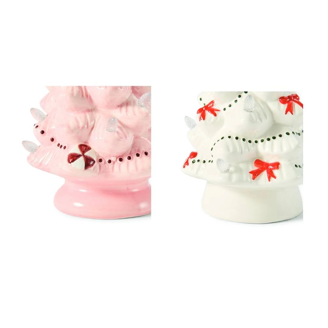 Anko Battery Operated LED Light Up Ceramic Tree - Assorted 6 of 6