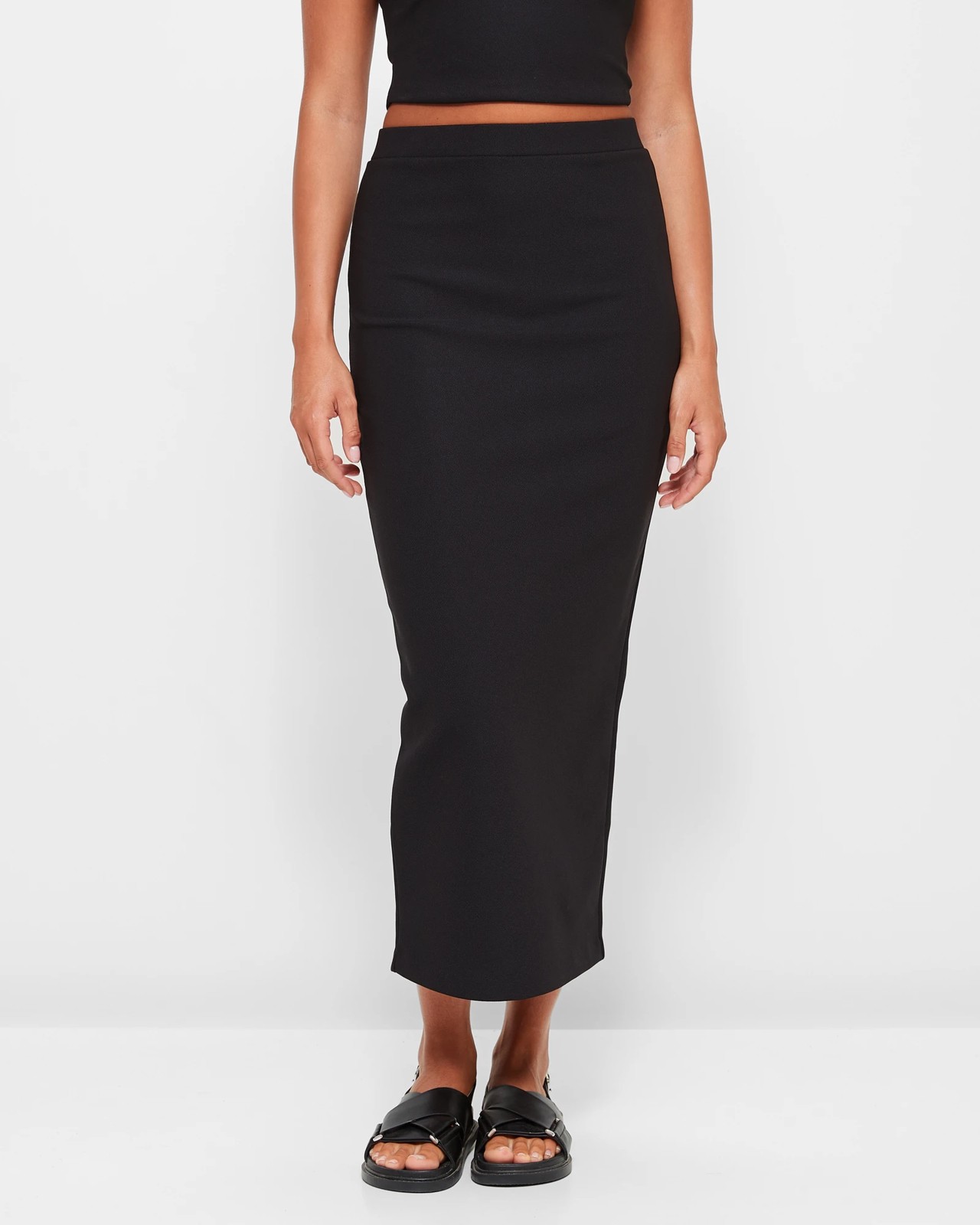 High waisted clearance black skirt target