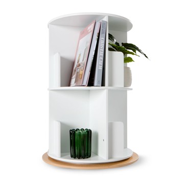 Anko Wooden Rotating Storage Shelf