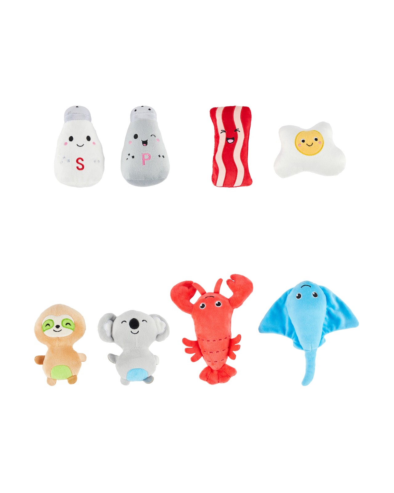 Anko 2 Pack Pet Puppy Plush Toy - Assorted 2 of 4