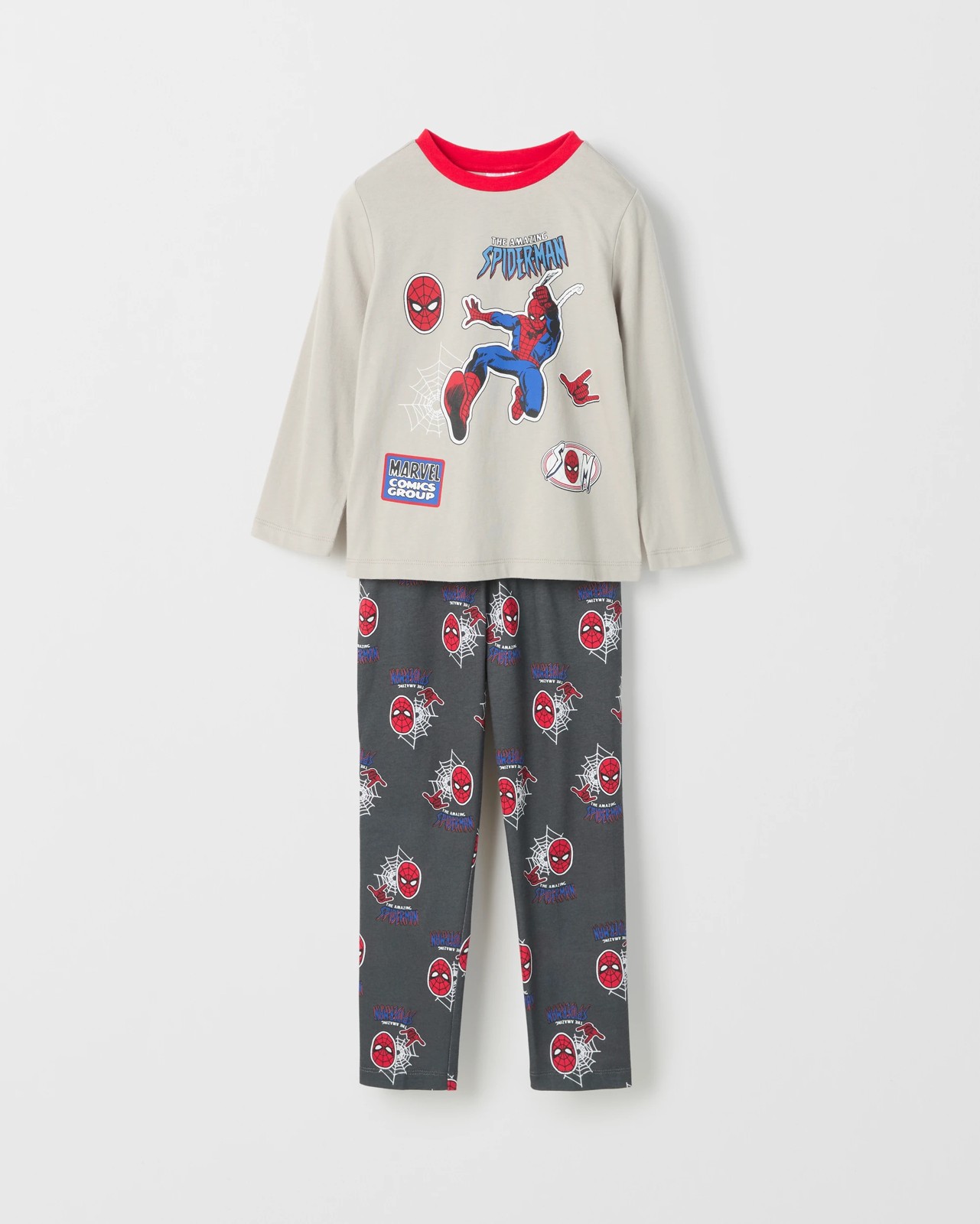 Marvel Spider-Man Australian Cotton 2 Pack Younger Boys Pyjama Set 2 of 5