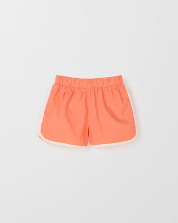 Dolphin Hem Woven Shorts