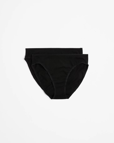 Australian Cotton Blend 2 Pack High Cut Briefs