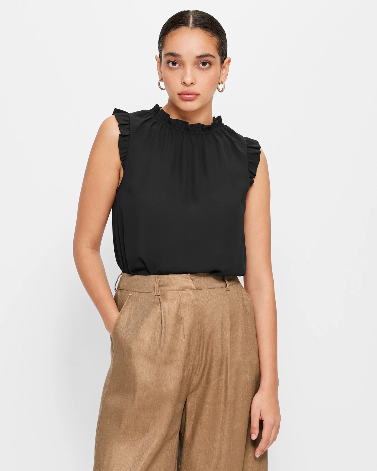 Sleeveless Ruffle Top : Target