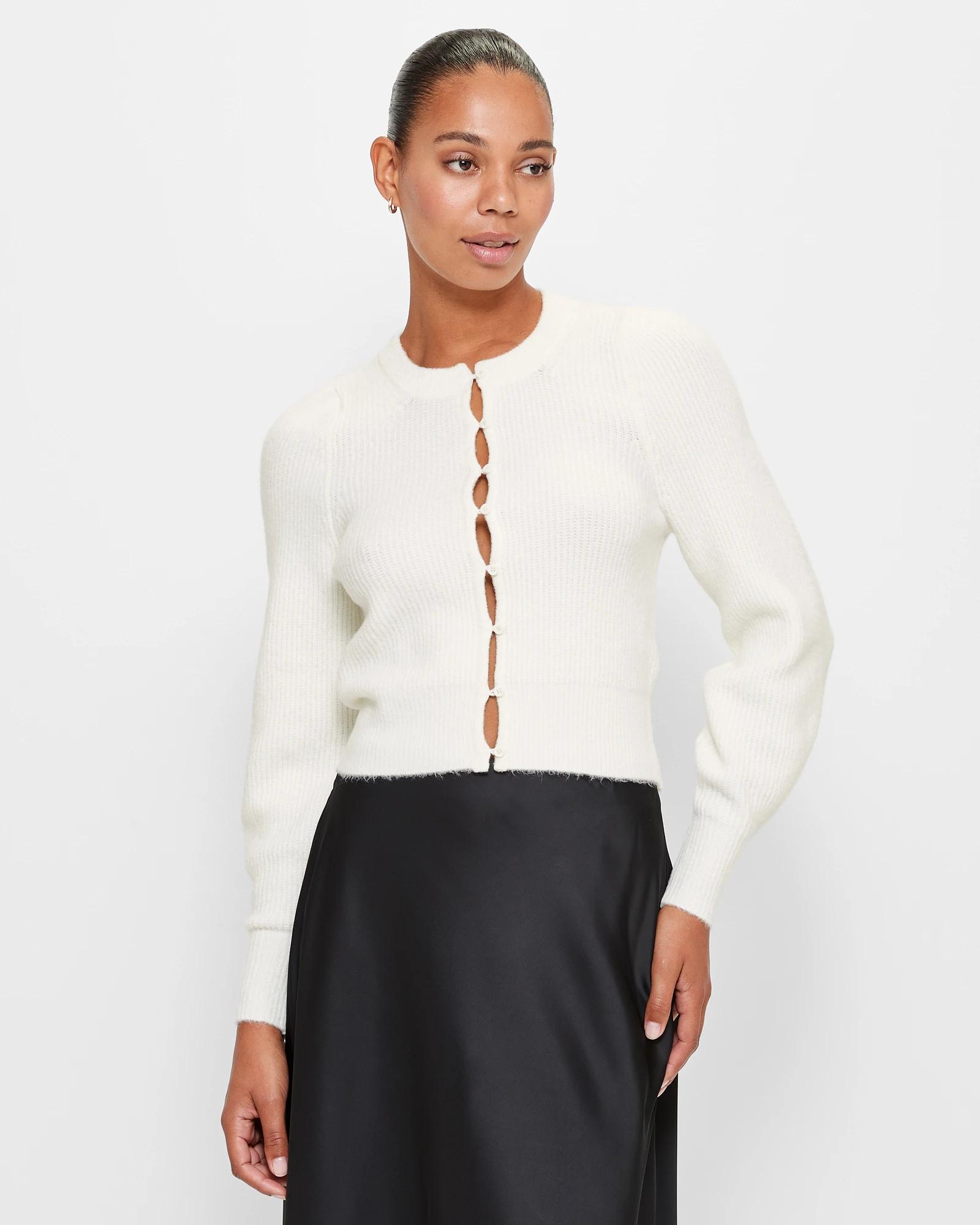 Long Balloon Sleeve Cardigan Preview Target Australia