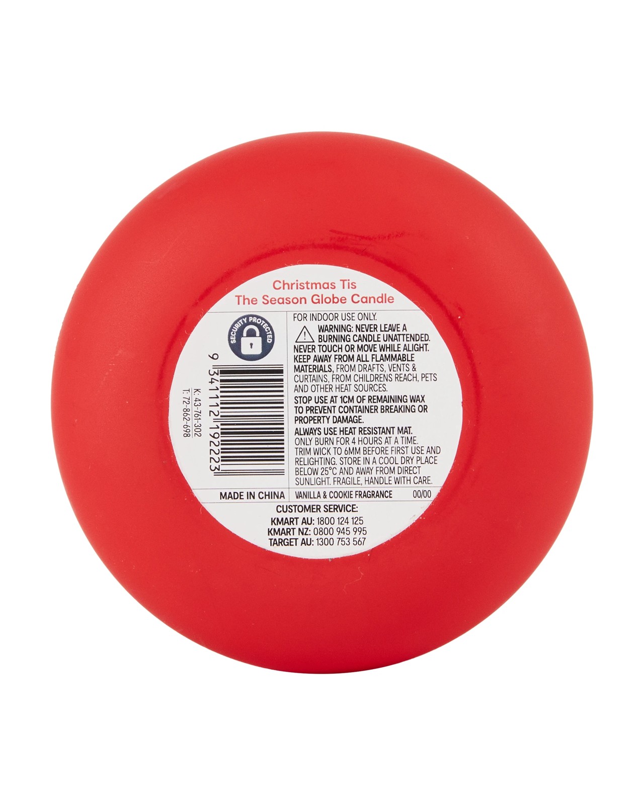 Anko Christmas 'Tis The Season Globe Candle 6 of 6